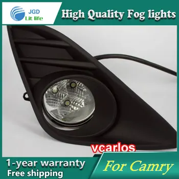 

2PCS / Pair LED Fog Light For Toyota Camry 2012 High Power LED Fog Lamp Auto DRL Lighting Led Headlamp