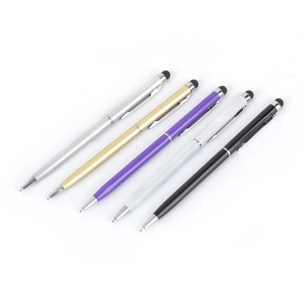 

0.7MM Refill 2 in 1 Capacitive Touch Screen universal Stylus Ball Point Pen for iPhone Samsung Huawei Xiaomi Sony Touch Screen