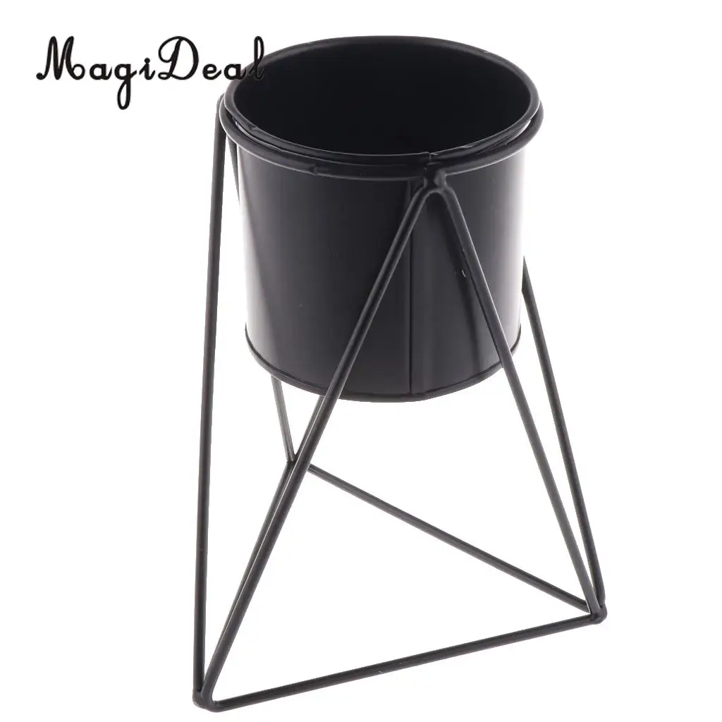 Nordic Iron Art Flower Vases Minimalism Design Flowerpot Tabletop Flower Pot Home Vases Home Office Decor