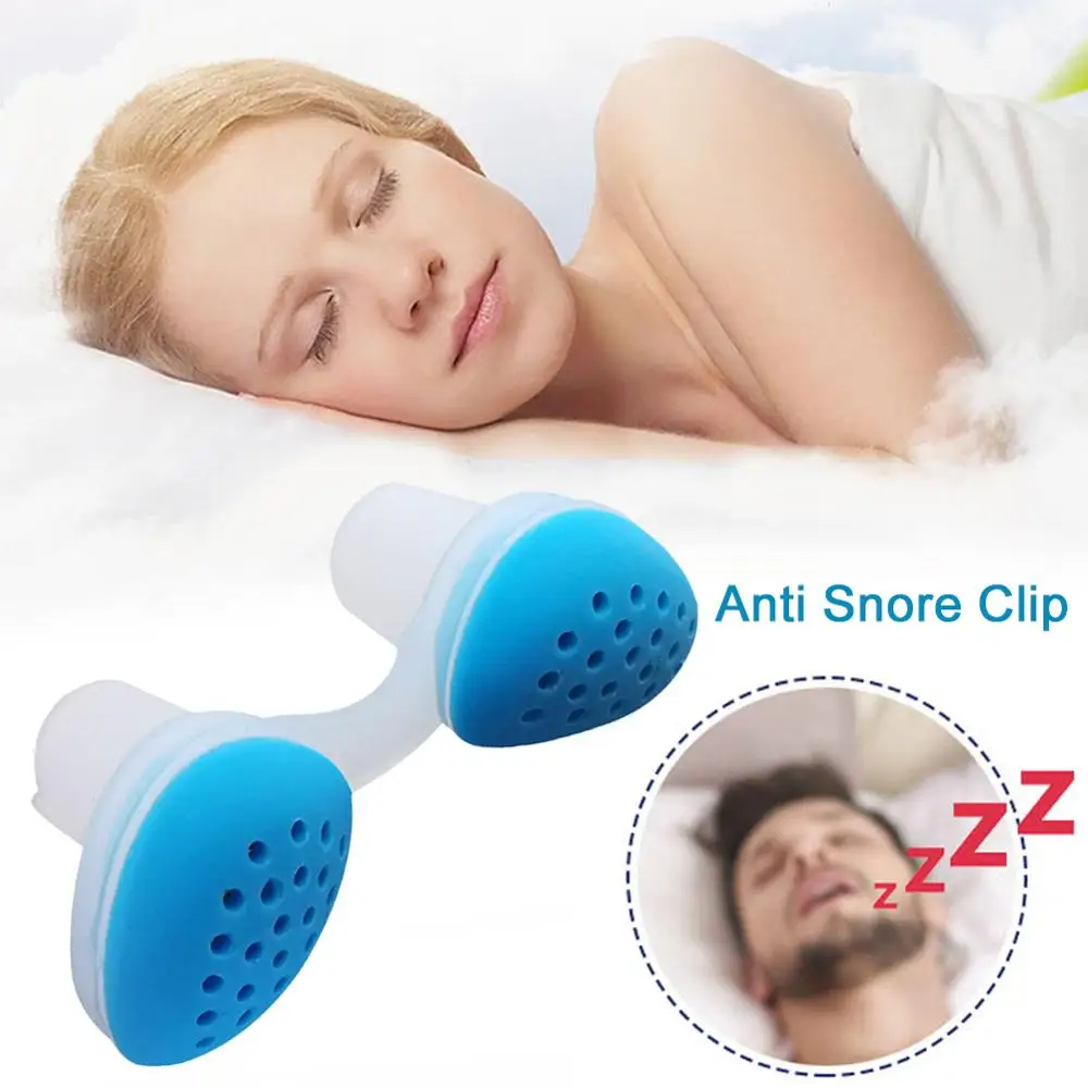 

Silicone Anti Snore Heathy Breath Respirator Nasal Dilators Device Sleeping Aid Stop Snoring Nose Clip Sleeping Aid Equipment