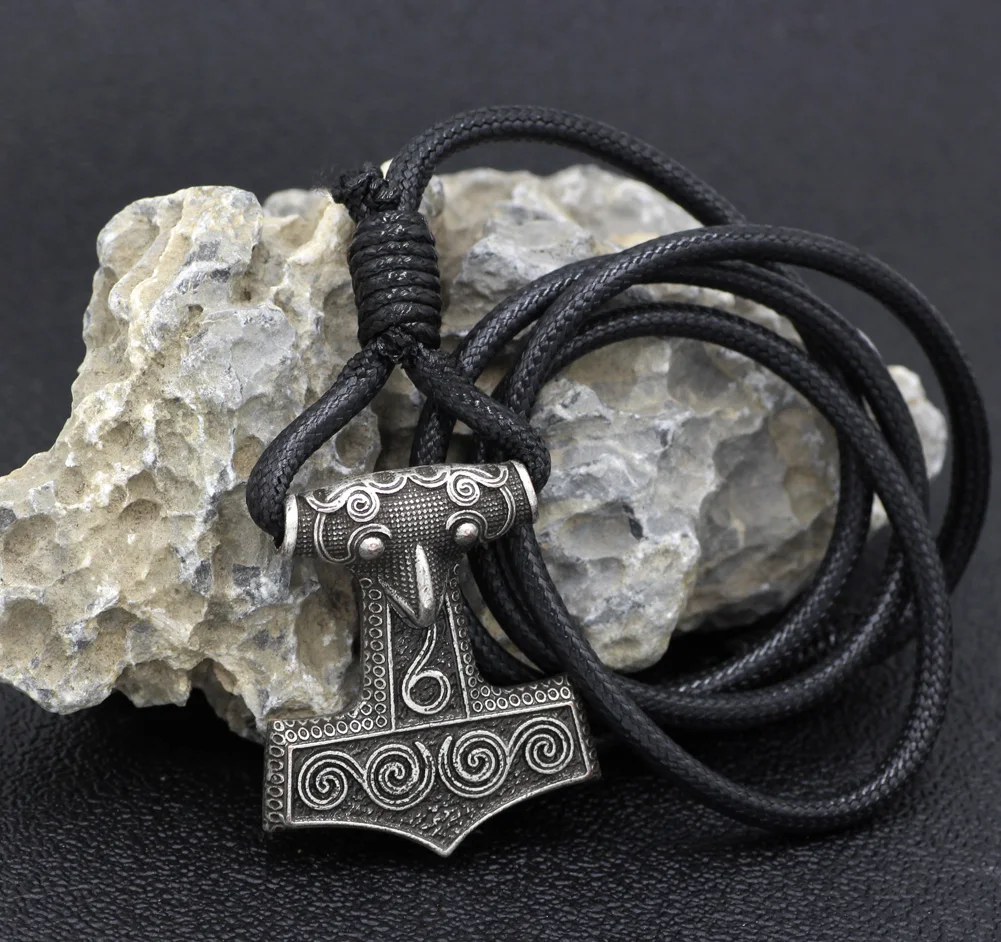 Youe сиял из натуральной кожи Регулируемый Викинг норвежский Odin Thors Mjolnir Hammer мужской s браслет для мужчин