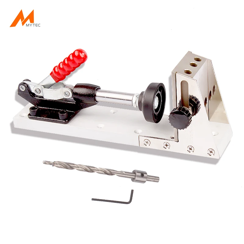 High Quality Steel Pocket Hole Jig Kit System Step Drill Bit 9mm Woodworking Angle Drilling Holes Guide Wood Tools High Quality Steel Pocket Hole Jig Kit System Step Drill Bit 9mm Woodworking Angle Drilling Holes Guide Wood Tools
