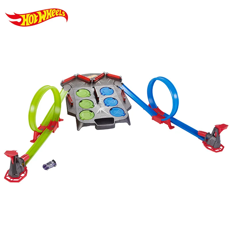 Гоночный трек Hotwheels Raceway двойная спортивная игрушка развивающая машинка с