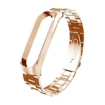 

New Metal Strap For Mi Band 4 Screwless Stainless Steel For Mi Band 4 Wristbands Mi Band 4 Metal Strap Replacement