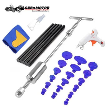 PDR Tools Car Paintless Dent Removal Tool Kit Dent Puller Kit Suction Cups For Hail Damage