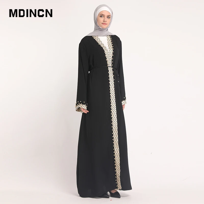 

Factory outlets Muslim Abaya Robes Kimono Ramadan Middle East Thobe Worship Service Islamic Clothing Muslim Robe