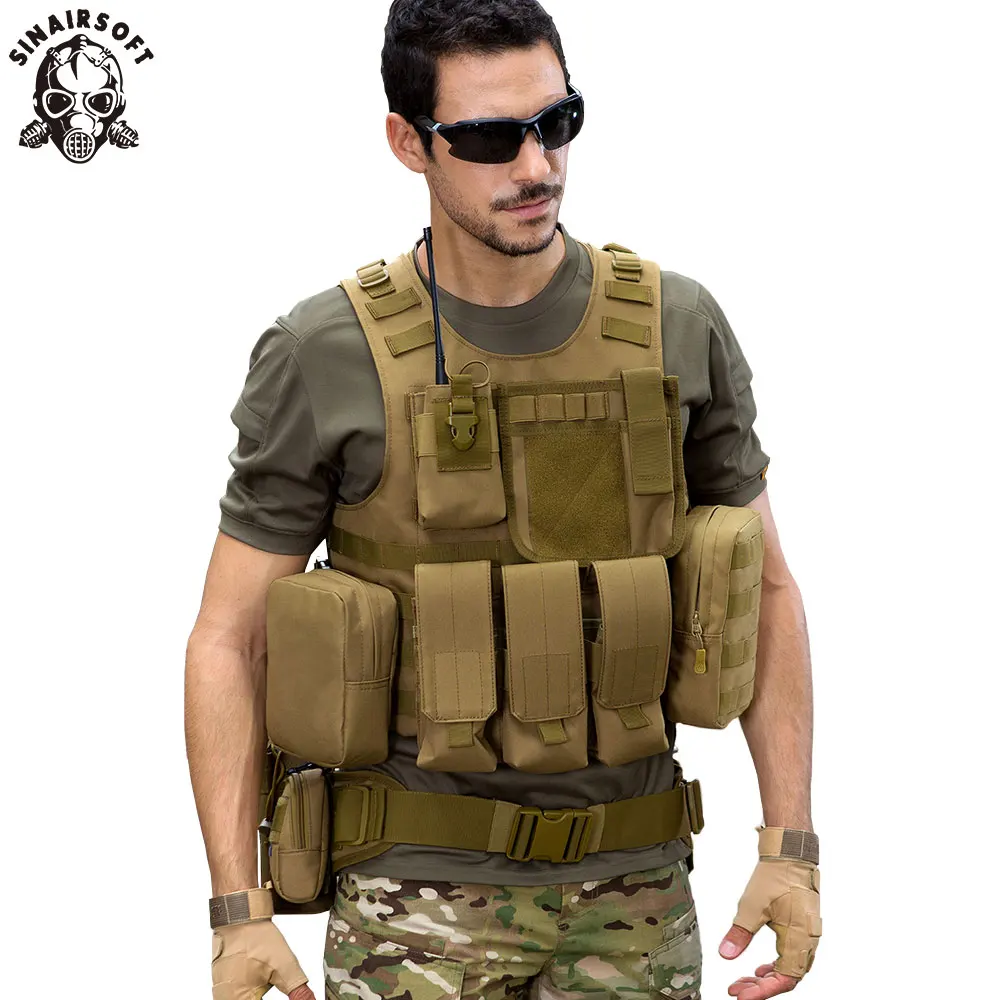 SINAIRSOFT тактический жилет амфибия для страйкбола Регулируемая облегченная