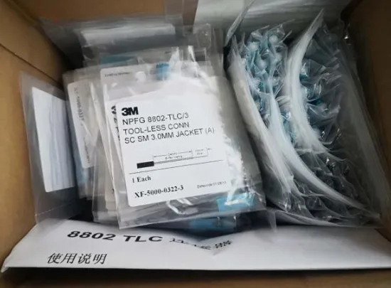 

10PCS SC fast connector 8802 3M Fiber Optic Fast Connector/FTTH Fast Connector 3M NPFG 8802-TLC/3 SC UPC fiber fast connectors