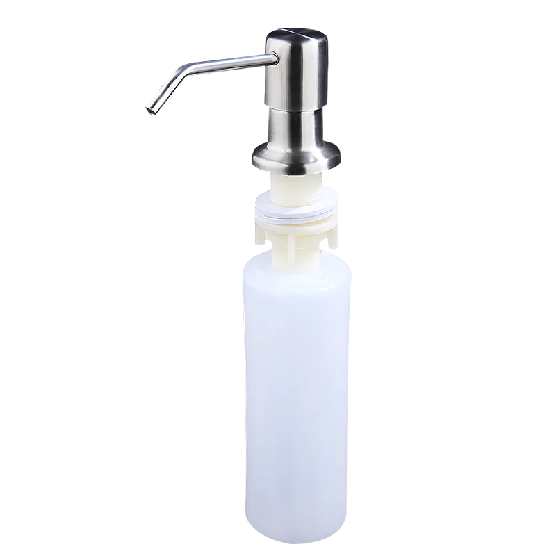 

304 stainless steel sink soap dispenser kitchen sink with hand sanitizer detergent bottle copper head sink accessories BC96
