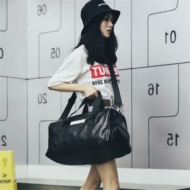 2019 torba podróżna z butami kieszenie PU skórzane torebki o dużej pojemności czarny bagaż dla mężczyzn kobiety Duffle Totes pakiet torba czarny tanie tanio Aequeen Moda zipper Stałe Podróż torba WOMEN Miękkie Travel Bag Luggage PU Leather Wszechstronny Torby podróżne SKUA58218 2019 torba podróżna z butami kieszenie PU skórzane torebki o dużej pojemności czarny bagaż dla mężczyzn kobiety Duffle Totes pakiet torba czarny tanie tanio Aequeen Moda zipper Stałe Podróż torba WOMEN Miękkie Travel Bag Luggage PU Leather Wszechstronny Torby podróżne SKUA58218