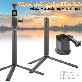 

Base Adapter Bracket Tripod Extension Stick Kit for DJI OSMO POCKET Camera Stabilizer JR Deals