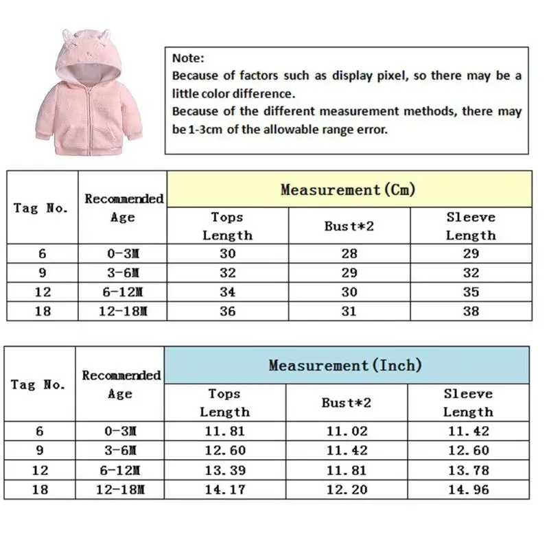 Флисовое пальто с капюшоном для новорожденных девочек от 0 до 18 месяцев зимняя теплая верхняя одежда для детей с милыми заячьими ушками толстовки из плотной ткани