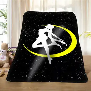 

Custom ailor_moon_render (1) Blanket Soft Fleece DIY Your Picture Decoration Bedroom Sofa Multi Size#928-01-14-2