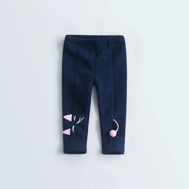 Simyke Girls Winter Leggings 2018 New Kids Fleece Lining Pants For Little Girl Children’s Warm Trousers Child Clothing W6307