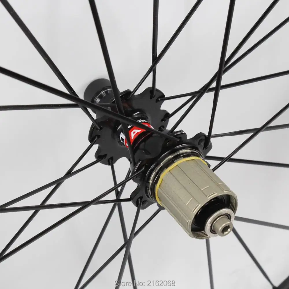 Excellent 1pair New OEM 700C 80mm clincher rims Road bike matte 3K carbon bicycle wheelsets with alloy brake surface aero spokes Free ship 1