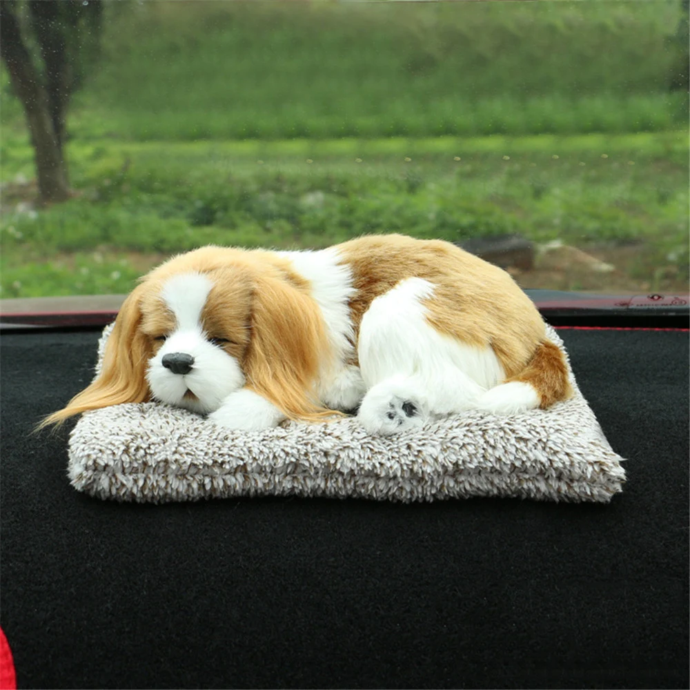 Fancytrader Cute Animals Cat Fox Dog Panda Lying on Blanket Toys Purify Air Cars Decoration Doll14