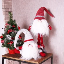 Christmas toy cartoon doll plush doll Christmas decoration home decorations Christmas party decoration children friends gifts baked doll christmas candy party dress