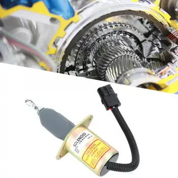 

Shut Off Solenoid Accessories Kit 24V Engine Shut off Stop Solenoid Valve Replacement Kit Fit for Cummins Dongfeng 3935650