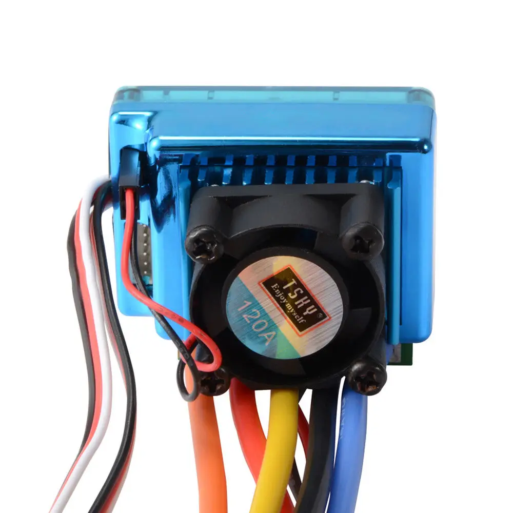 

120A ESC Sensored Brushless Speed Controller for RC 1/8 1/10 Car Crawler RC646
