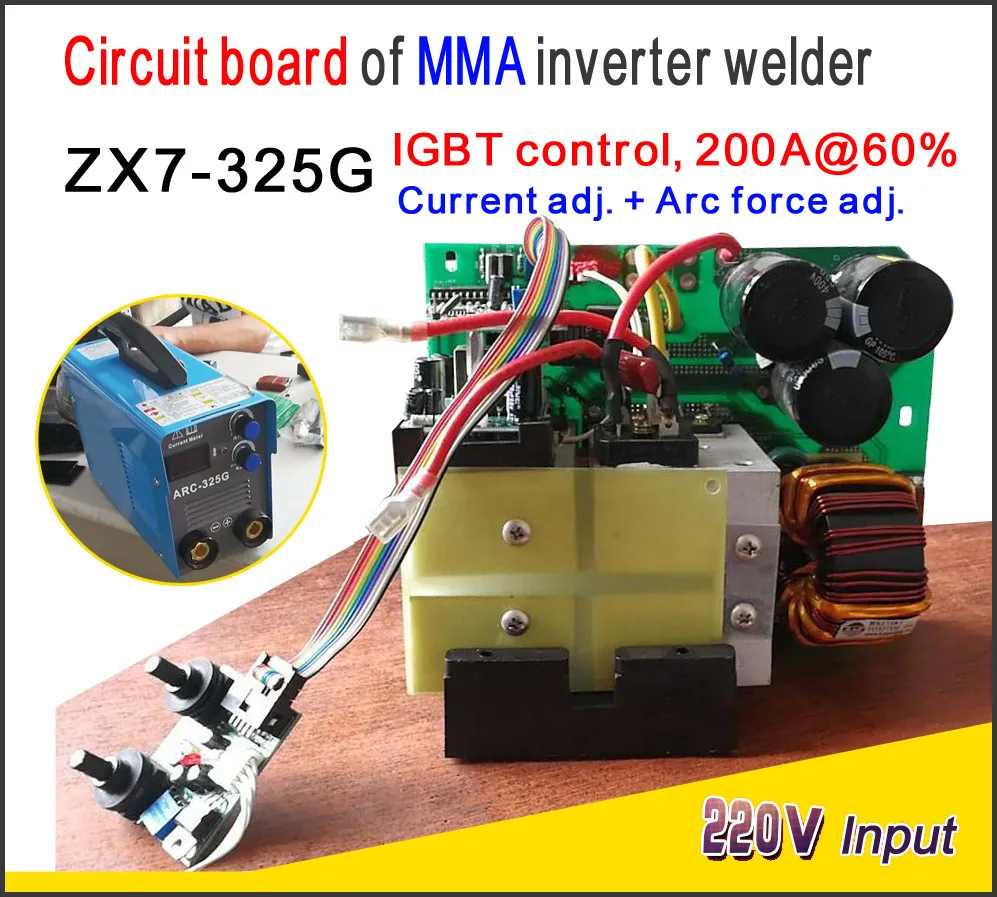 ZX7 315 IGBT Управление PCB одной плате для mma сварочный аппарат AC220V Потребляемая