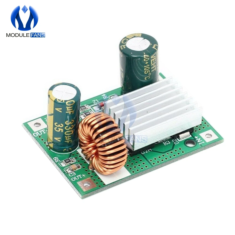 

DC-DC Step Down Power Supply Buck Converter Module Board 24V 36V 48V 72V 84V 120V to 12V 3A Voltage Regulator Heatsink