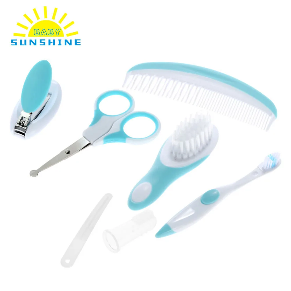 Nail File Finger Toothbrush Round Head Scissors Baby Children Grooming