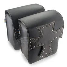 Leather Saddlemen Saddlebags For font b Motorbikes b font Harley Sportster Touring