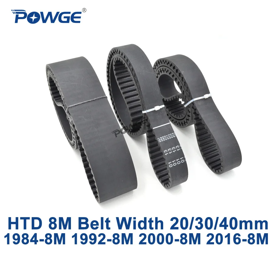 HTD 5M Belt Goodyear 250-5M-9 HTD Timing Belt - 5M Profile, 250mm Length, 9mm Width, 50 Teeth Industrial Synchronous Belt 5mm Pitch