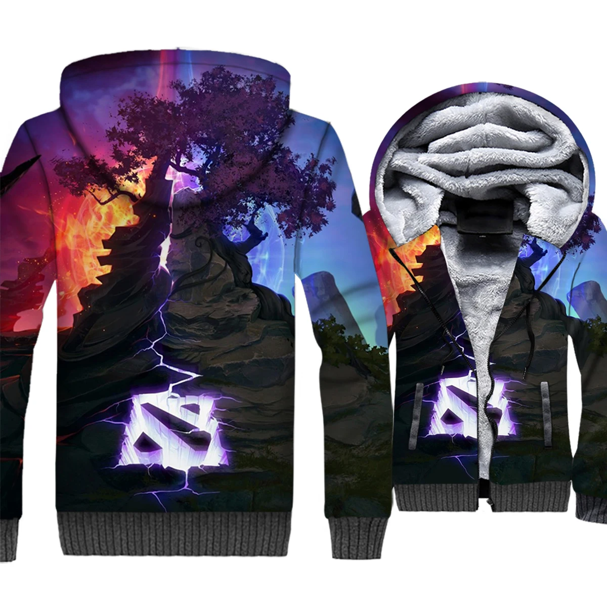

Game 3D Jacket Men Fitness Hoodie Men Casual Sweatshirt 2018 Brand Winter Thick Fleece Warm Coat Harajuku Hip Hop For Gamer