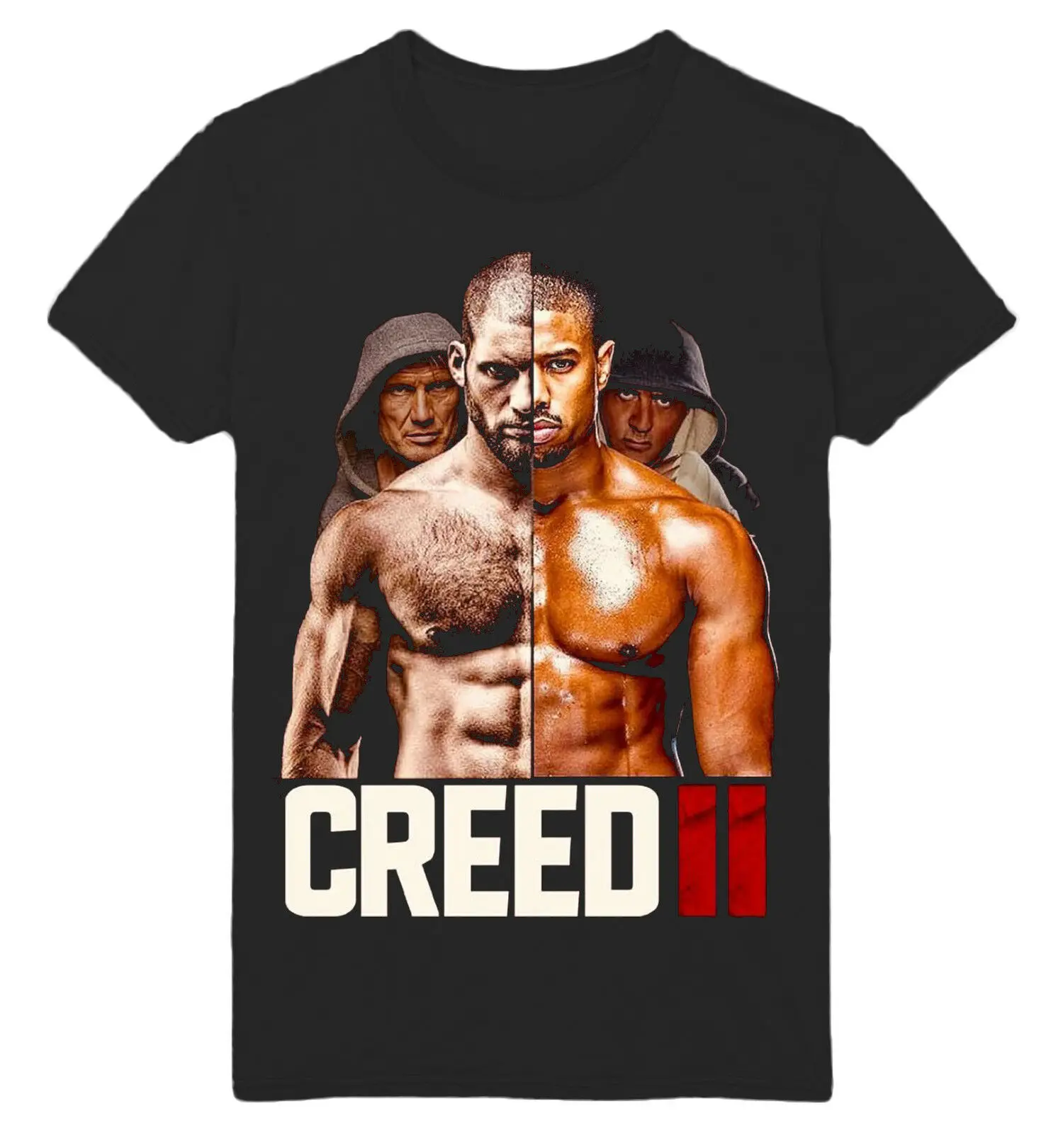 

CREED 2 ROCKY DRAGO JR STALLONE INSTAGRAM PH310 UNISEX BLACK T SHIRT