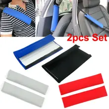 Pads for Safety Belt Adjustable Shoulder Safety Strap Protector Padded Pack of 2 Shock-Absorbing Cushion Covers Children and Adults