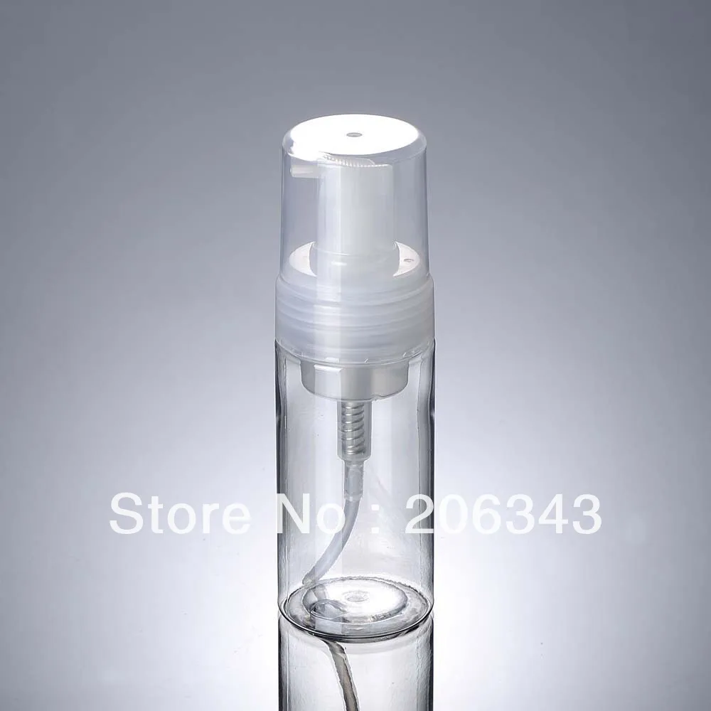 

120ML transparent , FOAMING BOTTLE,MOUSSE BOTTLE with transparent press pump empty bottle empty bottle