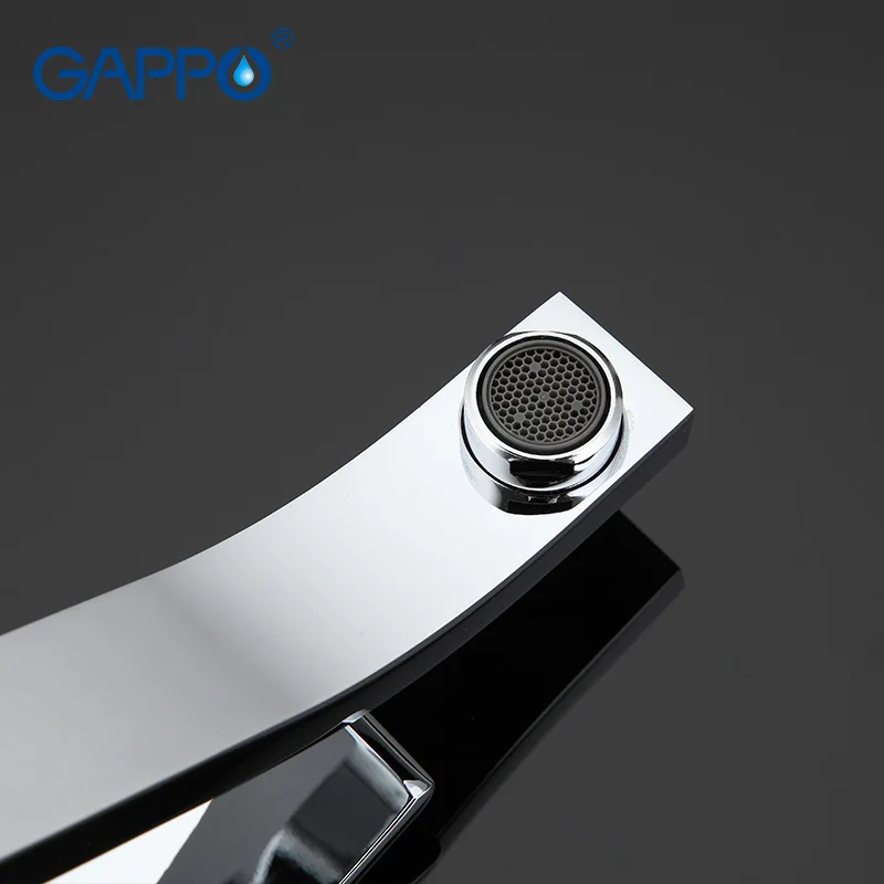 Günstige GAPPO wasser mischer waschbecken Wasserhahn tippen Basin waschbecken mischbatterie bad wasserhahn messing wasserhahn wasserfall wc becken mixer G4507