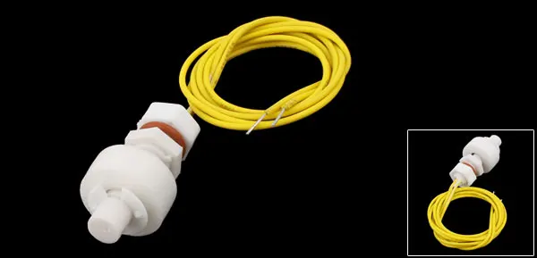 25mm White PP Mini Tank Pool Water Level Liquid Sensor Vertical Floating Ball Switch New.Bjpg