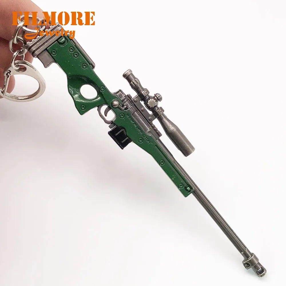 12 cm PUBG Airdrop francotirador del arma AWM modelo Llaveros juguetes pistola Rifle Llaveros Chaveiro Sleutelhanger 12 cm PUBG Airdrop francotirador del arma AWM modelo Llaveros juguetes pistola Rifle Llaveros Chaveiro Sleutelhanger