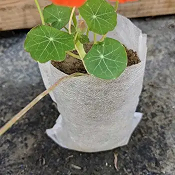 

100 Pcs/lot Seedling-Raising Bags Garden Supplies Nutrition Cup Seedling Bag Fabrics Nursery Pots