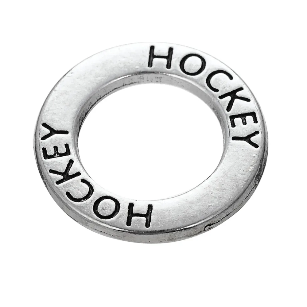 my-shape-20pcs-Hand-made-DIY-Hockey-Affirmation-Charm-Jewelry