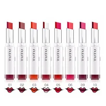 Для женщин Двойной градиент цвета губ Бар Помада Увлажняющий блеск губы укус макияж