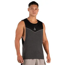 Мужская брендовая майка для бодибилдинга, новинка, хлопковая рубашка без рукавов, мужские тренажеры, фитнес-жилет, Повседневная Лоскутная летняя одежда