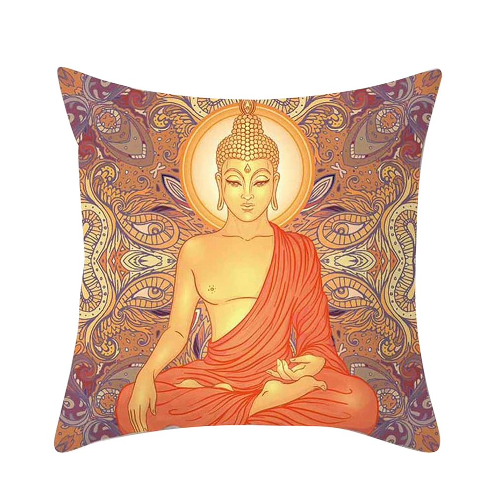 Горячая распродажа! Слон Ганеша Будда поясничная Подушка Чехол для дивана домашний декор диван-подушка