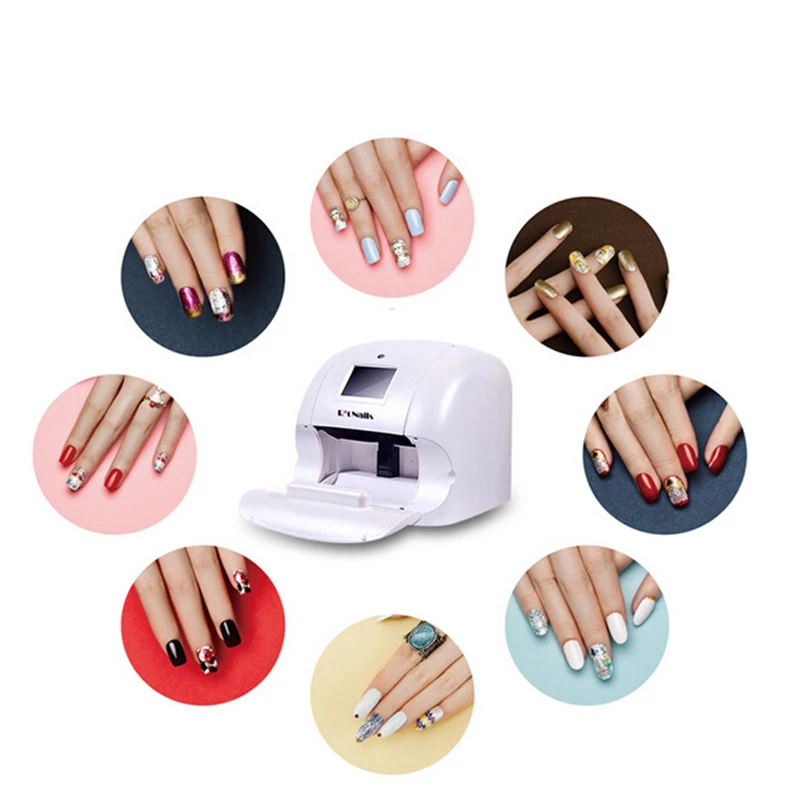 

DIY Automatic Nail Printer Multi-function Digital Nail Machine Equipment 800 Designs For Girls video to teach