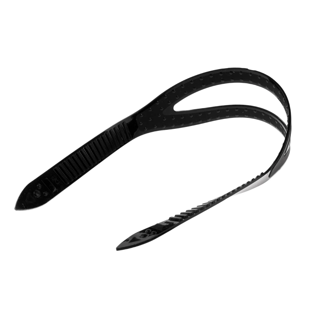 Deluxe Adjustable Silicone Scuba Diving Mask Strap Snorkeling Mask Replacement Strap for Diving Spearfishing Water Sport Black