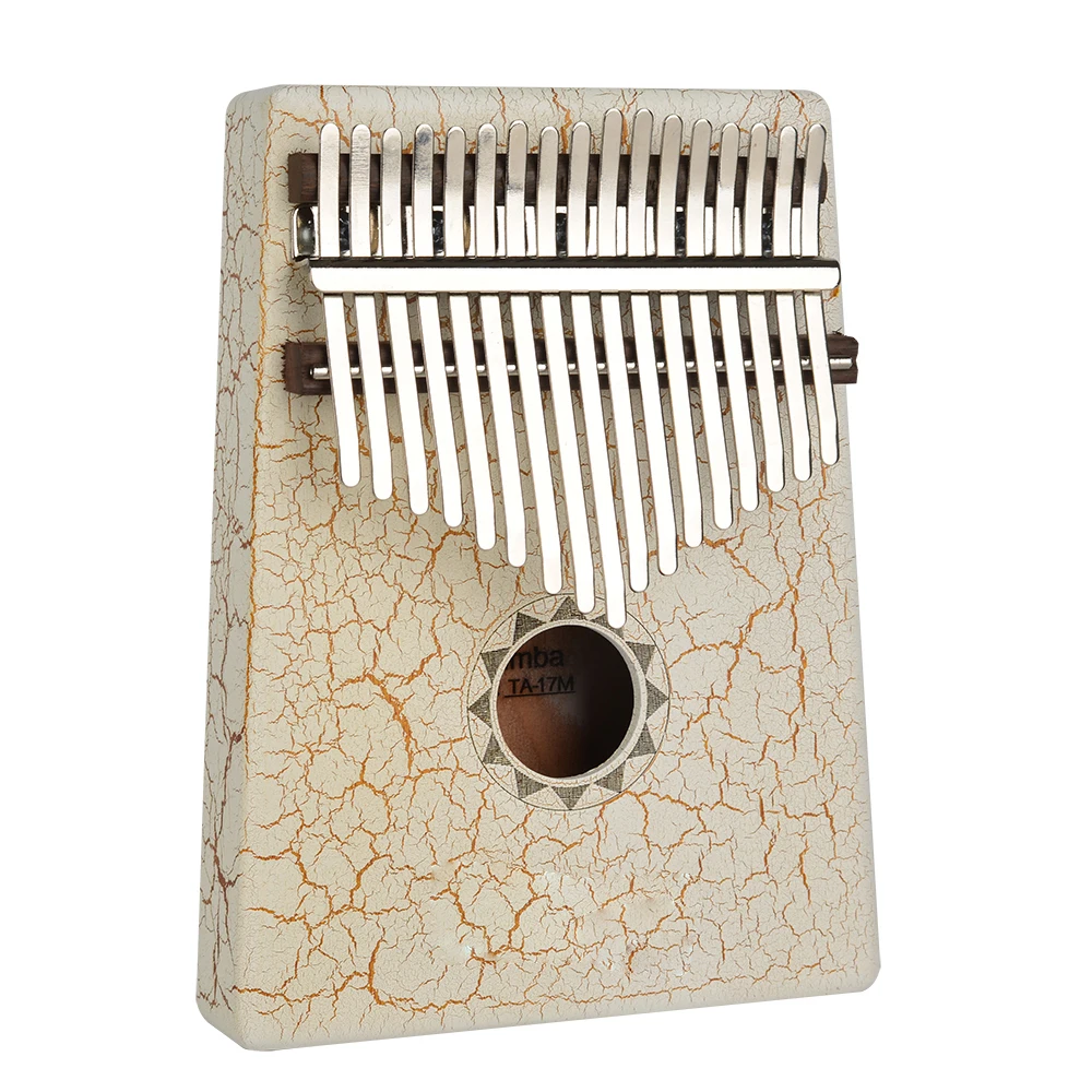 

17 Key Kalimba Mbira Sanza Portable Fashion Ice crack texture Finger Thumb Piano Keyboard Marimba Wood Musical Instrument