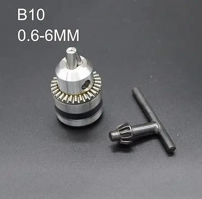 Мини электрическая дрель патрон 0 6 мм B10 конический токарный DIY аксессуары для