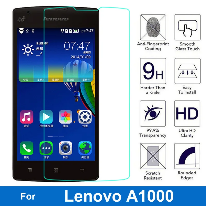 Оригинальное закаленное стекло для Lenovo A1000 A 1000 A2800 взрывозащищенное