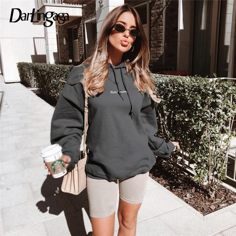 Darlingaga عارضة الصوف الشتاء الدافئة المتضخم هوديي المرأة طويلة البلوز اللباس البلوفرات إلكتروني التطريز هوديس قميص Darlingaga عارضة الصوف الشتاء الدافئة المتضخم هوديي المرأة طويلة البلوز اللباس البلوفرات إلكتروني التطريز هوديس قميص