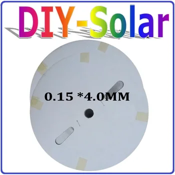 

305feets / 93meters 0.15*4.0 mm Solar Cells Busbar Wire, Solar PV Ribbon Wire for Solar Cells Connect, 4mm Solar Busbar CE RoHS