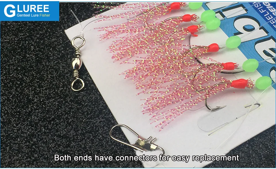 GLUREE-5PcsLot-Fishhooks-Color-Silk-String-Hook-Luminous-Fishing-Hook-Long-Wire-Bait-Line-Sea-Fishing-Tackle-Accessories_06