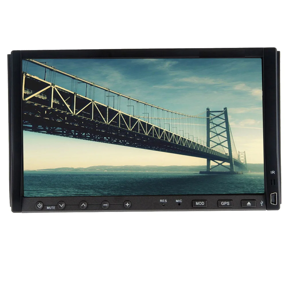 Top Radio Autoradio Logo CD RDS win8 AMP Video Stereo GPS Car DVD MP3 7"Touch Screen Player FM AM Audio 3D BT Sub 13