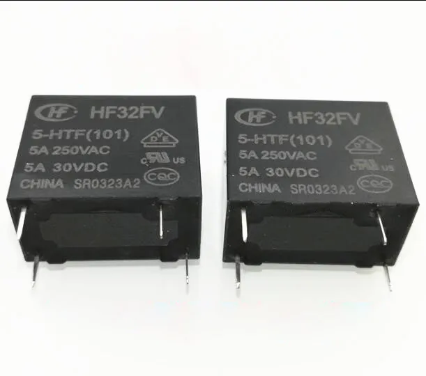 Новое реле 5 в HF32FV-5-HTF HF32FV 5-HTF HF32FV5HTF 5VDC DC5V 5V 5A 250VAC 4PIN | Обустройство дома